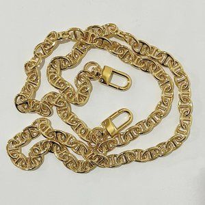 Samorga H Chain Crossbody Strap - Gold